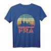 FRA Frankfurt 70er Retro Vintage Look T-Shirt - Flugzeug- und Flughafenfans, Vintage-Mode für Frankfurtliebhaber