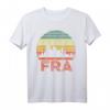 FRA Frankfurt 70er Retro Vintage Look T-Shirt - Flugzeug- und Flughafenfans, Vintage-Mode für Frankfurtliebhaber
