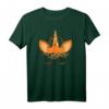 Kürbis Herbst Thema Einhorn T-Shirt – Klassisch geschnitten, perfekt für die Herbstzeit