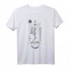 Schwarzes occult Geometrie-T-Shirt mit Sonne, Skelett, Baphomet, Pentagramm & Hermetik - Gothic, Halloween & Esoterik Mode