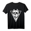 Gothic Pitbull - Heavy Metal Halloween Hundeliebhaber T-Shirt mit Gothic-Design, Piercings & Kreuz für Festivals & Fans