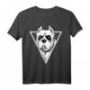 Gothic Pitbull - Heavy Metal Halloween Hundeliebhaber T-Shirt mit Gothic-Design, Piercings & Kreuz für Festivals & Fans