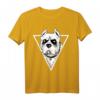 Gothic Pitbull - Heavy Metal Halloween Hundeliebhaber T-Shirt mit Gothic-Design, Piercings & Kreuz für Festivals & Fans
