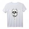 Gothic Pitbull - Heavy Metal Halloween Hundeliebhaber T-Shirt mit Gothic-Design, Piercings & Kreuz für Festivals & Fans