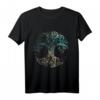 Yggdrasil Baum des Lebens T-Shirt – Nordisches Wikinger-Symbol im antiken Design, perfektes Geschenk für Mythologie- und Kulturfans