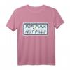 Pop Punk Nicht Pillen T-Shirt - Musik als Heilmittel Statement Shirt für Emo- und Punk-Fans
