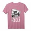 Vintage Sensenmann-Cartoon mit Willkommen in der Hölle T-Shirt – Gruseliger Halloween-Gag für Horror-Fans und Dark Humor Liebhaber