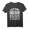 Lustiges Krankenhauspflegehelfer T-Shirt Himmel Hölle - Originelles Geschenk zum HapOwl für Pflegekräfte