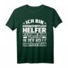 Lustiges Krankenhauspflegehelfer T-Shirt Himmel Hölle - Originelles Geschenk zum HapOwl für Pflegekräfte