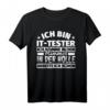 IT-Tester lustig Geschenk Himmel Hölle T-Shirt - Perfektes HapOwl Geschenk für IT-Fans und Softwaretester