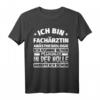 Fachärztin Anästhesiologie lustig Geschenk Himmel Hölle T-Shirt – Perfektes HapOwl Geschenk für Ärztinnen mit Humor