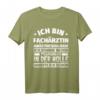 Fachärztin Anästhesiologie lustig Geschenk Himmel Hölle T-Shirt – Perfektes HapOwl Geschenk für Ärztinnen mit Humor