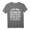 Fachärztin Anästhesiologie lustig Geschenk Himmel Hölle T-Shirt – Perfektes HapOwl Geschenk für Ärztinnen mit Humor