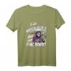 Schwarzer Humor Totenkopf T-Shirt mit Sensenmann Motiv – Perfektes Halloween Geschenk für Liebhaber von Sarkasmus, Makabermotiven und dunklem Humor