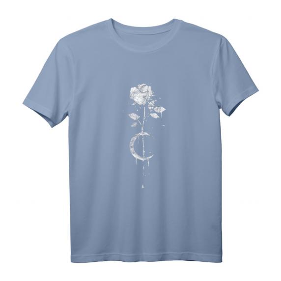 Occult Vintage Moon Rose Witchcraft T-Shirt - Gothic, Esoteric & Satanic Design, Perfekt als Geschenk für Occult-Fans