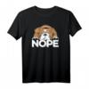 Englische Bulldogge Old English Bulldog Nope Lazy Hund T-Shirt – Lustiges Geschenk für Hundeliebhaber & Bulldog Besitzer