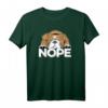 Englische Bulldogge Old English Bulldog Nope Lazy Hund T-Shirt – Lustiges Geschenk für Hundeliebhaber & Bulldog Besitzer