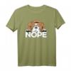 Englische Bulldogge Old English Bulldog Nope Lazy Hund T-Shirt – Lustiges Geschenk für Hundeliebhaber & Bulldog Besitzer