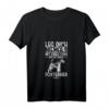 Damen Foxterrier T-Shirt mit Spruch - Leg dich niemals mit einer Frau an, die einen Foxterrier hält - Lustiges Geschenk für Hundeliebhaberinnen