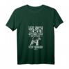 Damen Foxterrier T-Shirt mit Spruch - Leg dich niemals mit einer Frau an, die einen Foxterrier hält - Lustiges Geschenk für Hundeliebhaberinnen