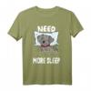 Schlafender Hund Ich bin so müde brauche mehr Schlaf T-Shirt – Niedliches Hundemotiv für Hundeliebhaber, Langschläfer und Kinder
