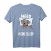 Schlafender Hund Ich bin so müde brauche mehr Schlaf T-Shirt – Niedliches Hundemotiv für Hundeliebhaber, Langschläfer und Kinder