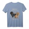 Dackel machen mich glücklich T-Shirt – Lustiges Hundemotiv für Dackel-Liebhaber, Herrchen & Frauchen als Geschenkidee zu Geburtstag & Weihnachten