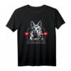 Weisser Schweizer Schäferhund Hundeportrait T-Shirt – Perfektes Geschenk für Hundeliebhaber, Züchter & Schäferhundfans