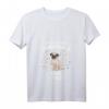 Mops Glitzer Hundehalter T-Shirt mit V-Ausschnitt – Lustiges Geschenk für Hundeliebhaber, Mopsbesitzer & Humorvolle Hunde-Freunde
