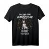 Siberian Husky Glitzer Hundehalter Geschenk T-Shirt mit lustigem Spruch – Perfekt für Hundeliebhaber und Husky Fans zu Geburtstag & Weihnachten