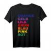 Regenbogen T-Shirt mit Optischer Täuschung - Buntes Verwirrung Design für Trendsetter und Kunstliebhaber
