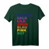 Regenbogen T-Shirt mit Optischer Täuschung - Buntes Verwirrung Design für Trendsetter und Kunstliebhaber