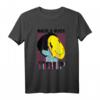 Smilie Gesicht trippy lachen T-Shirt – Lustiges, buntes Party- und Ausflugshirt als Geschenkidee