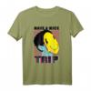 Smilie Gesicht trippy lachen T-Shirt – Lustiges, buntes Party- und Ausflugshirt als Geschenkidee