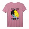 Smilie Gesicht trippy lachen T-Shirt – Lustiges, buntes Party- und Ausflugshirt als Geschenkidee