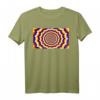 Fraktale Illusion, Trippy Acid Design - Optisches T-Shirt mit optischer Täuschung für trendige Streetwear
