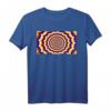 Fraktale Illusion, Trippy Acid Design - Optisches T-Shirt mit optischer Täuschung für trendige Streetwear