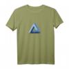 Penrose Tribar & Optische Illusion T-Shirt - Unmögliches Dreieck Design für Mathe- und Kunstliebhaber, Nerds & Geeks