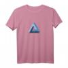 Penrose Tribar & Optische Illusion T-Shirt - Unmögliches Dreieck Design für Mathe- und Kunstliebhaber, Nerds & Geeks