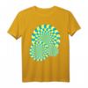 Optische Täuschung T-Shirt – Psychedelische Wirkungs-Illusion für Männer und Frauen, perfektes Geschenk zu Weihnachten und Geburtstag