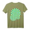 Optische Täuschung T-Shirt – Psychedelische Wirkungs-Illusion für Männer und Frauen, perfektes Geschenk zu Weihnachten und Geburtstag