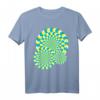 Optische Täuschung T-Shirt – Psychedelische Wirkungs-Illusion für Männer und Frauen, perfektes Geschenk zu Weihnachten und Geburtstag