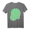 Optische Täuschung T-Shirt – Psychedelische Wirkungs-Illusion für Männer und Frauen, perfektes Geschenk zu Weihnachten und Geburtstag