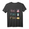 Mathe Spaß Kuh Milch Käse Ableitung Infinitesimalrechnung T-Shirt – Lustiges Geschenk für Lehrer, Studenten & Nerds in der Mathematik