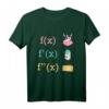 Mathe Spaß Kuh Milch Käse Ableitung Infinitesimalrechnung T-Shirt – Lustiges Geschenk für Lehrer, Studenten & Nerds in der Mathematik