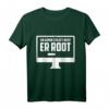 Herren T-Shirt 'Ein Admin schläft nicht er root' – Lustiges Geschenk für Informatiker, Admins & Nerds zum Geburtstag, Vatertag & Weihnachten
