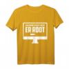Herren T-Shirt 'Ein Admin schläft nicht er root' – Lustiges Geschenk für Informatiker, Admins & Nerds zum Geburtstag, Vatertag & Weihnachten