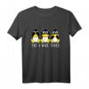 3 Linux Pinguine höre sehen sprechen kein Win - Lustiges IT-Informatiker T-Shirt für Programmierer, Nerds & Tech-Enthusiasten