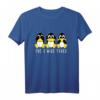3 Linux Pinguine höre sehen sprechen kein Win - Lustiges IT-Informatiker T-Shirt für Programmierer, Nerds & Tech-Enthusiasten