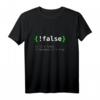!False - Lustiges Programmierer & Informatiker Geschenk IT Nerd Langarmshirt für Geburtstage & Weihnachten
